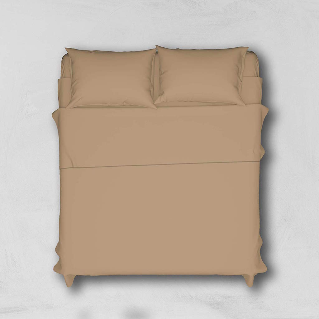 Set completo letto matrimoniale singole con lenzuola tinta unita in 100 cotone - Foto 118 di 142
