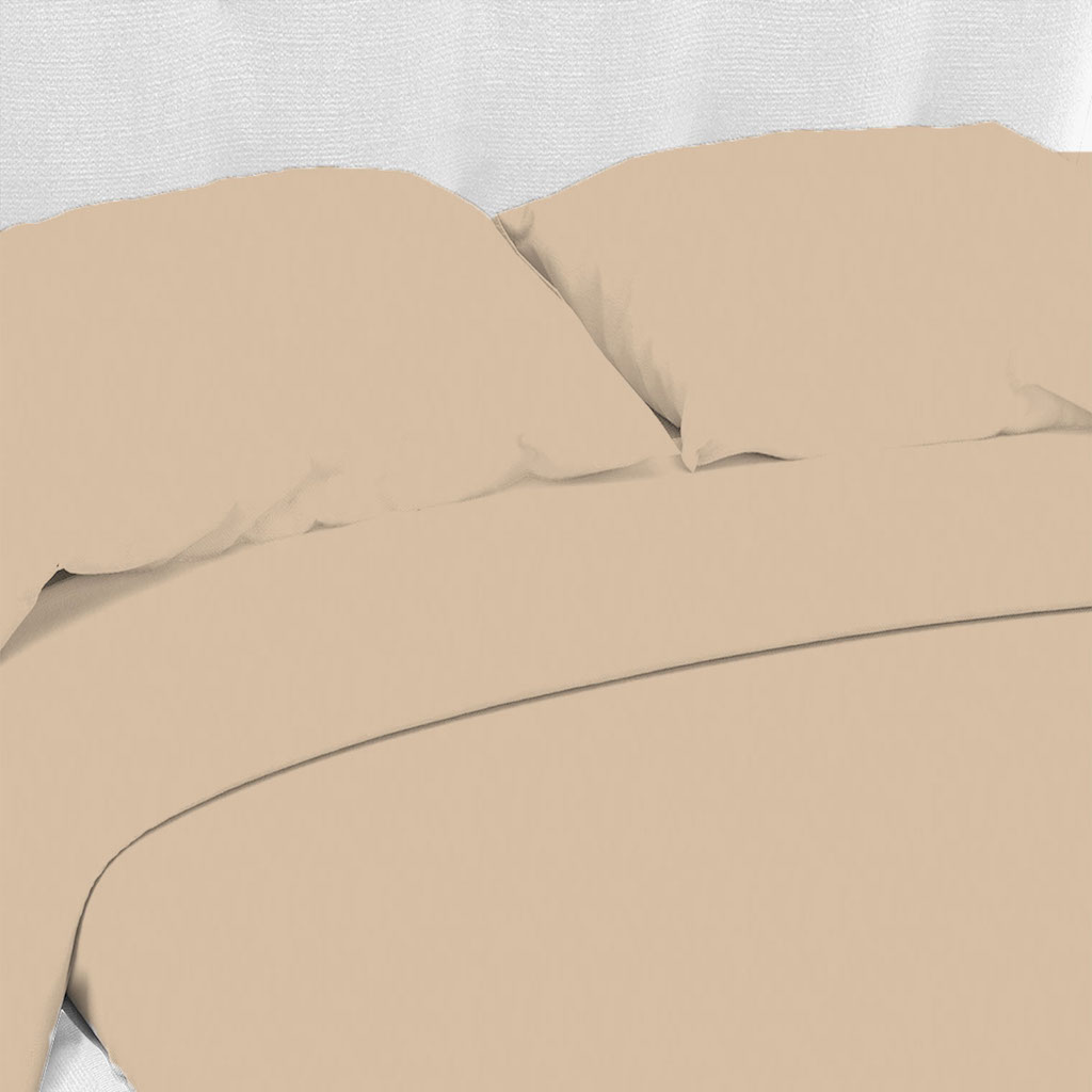 Set completo letto matrimoniale singole con lenzuola tinta unita in 100 cotone - Foto 17 di 142
