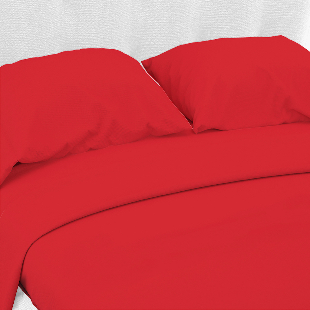 Set completo letto matrimoniale singole con lenzuola tinta unita in 100 cotone - Foto 112 di 142