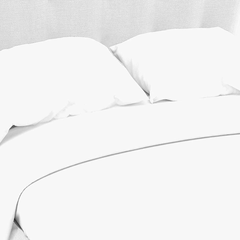 Set completo letto matrimoniale singole con lenzuola tinta unita in 100 cotone - Foto 24 di 142