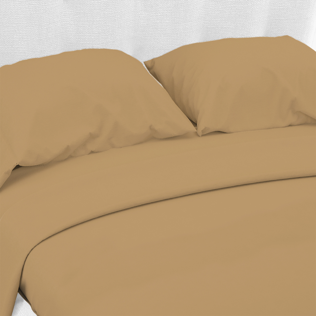 Set completo letto matrimoniale singole con lenzuola tinta unita in 100 cotone - Foto 31 di 142