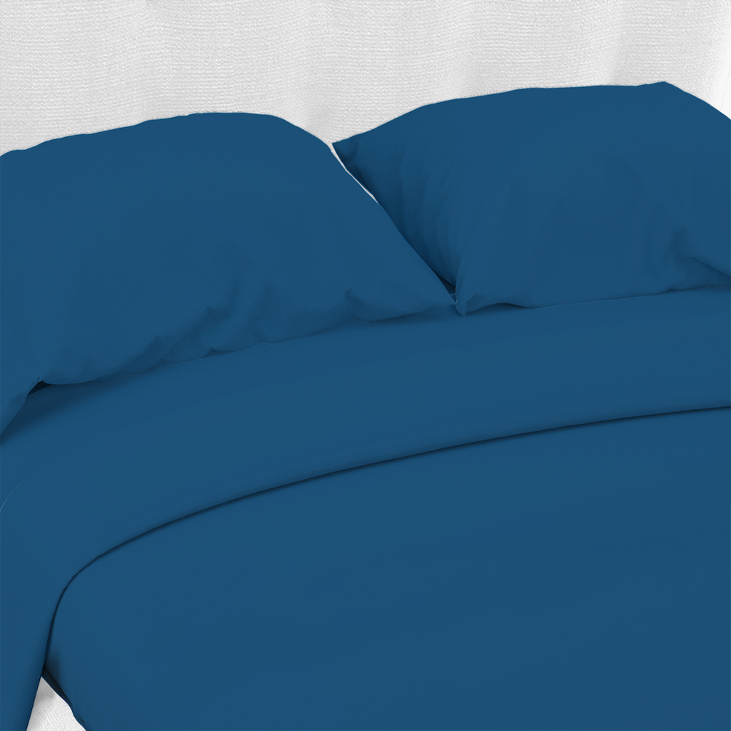 Set completo letto matrimoniale singole con lenzuola tinta unita in 100 cotone - Foto 45 di 142