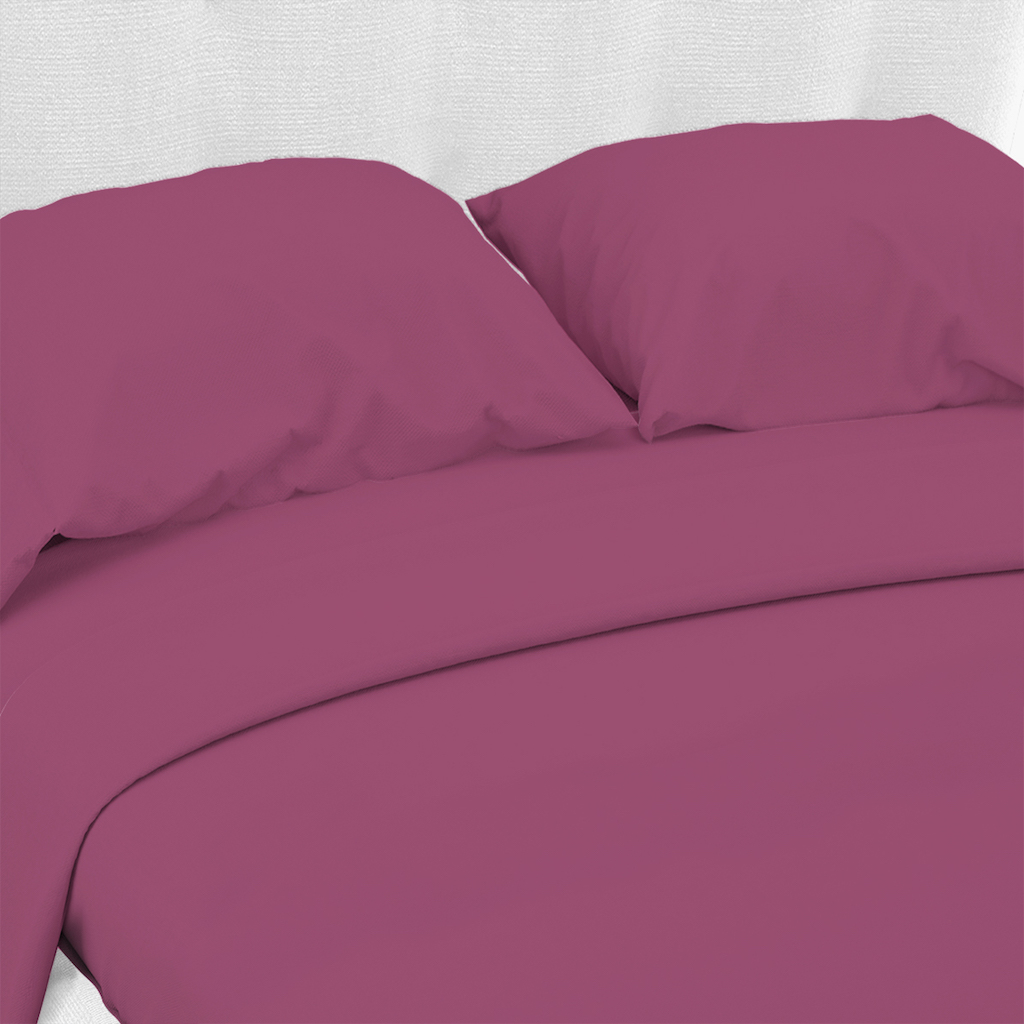 Set completo letto matrimoniale singole con lenzuola tinta unita in 100 cotone - Foto 138 di 142