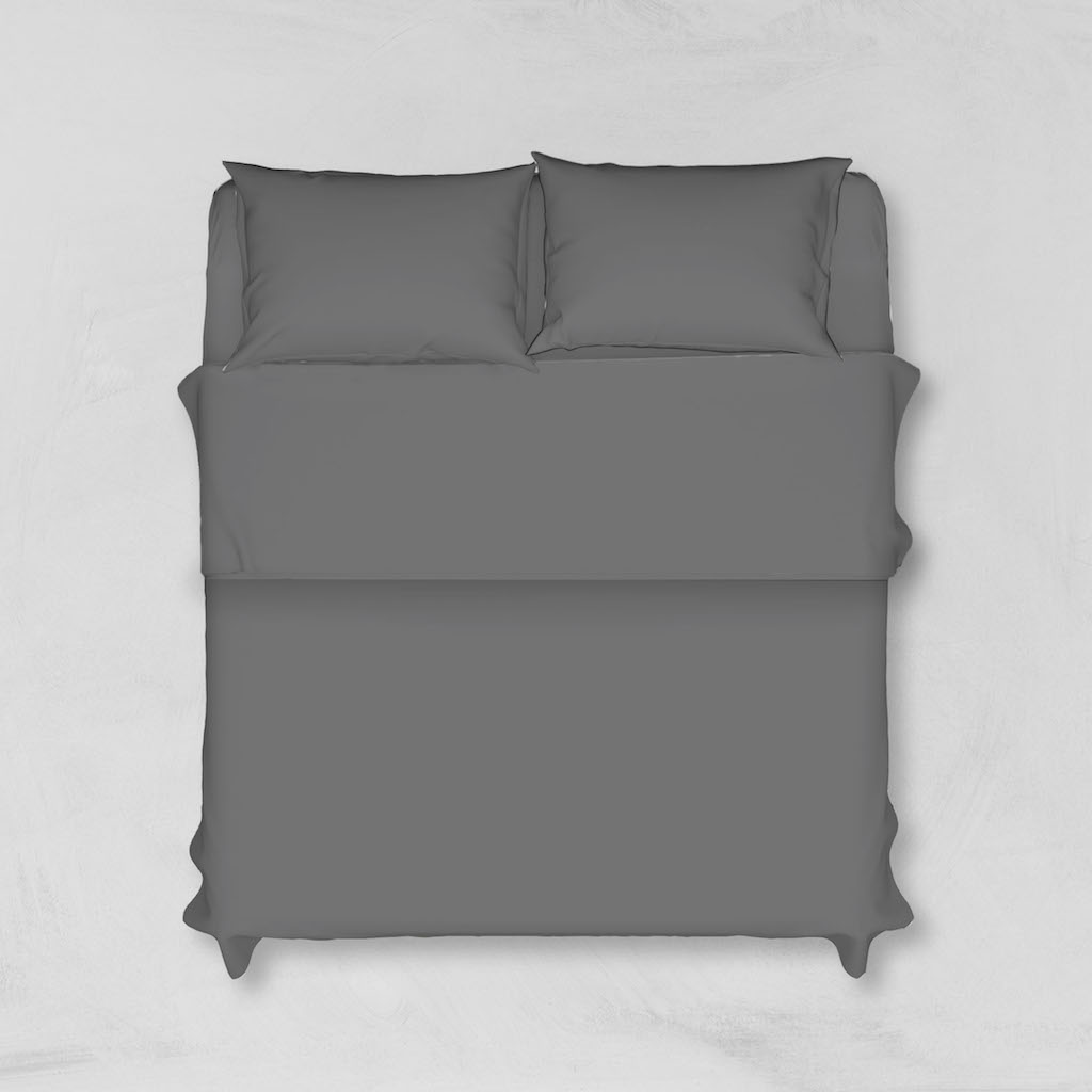Set completo letto matrimoniale singole con lenzuola tinta unita in 100 cotone - Foto 78 di 142