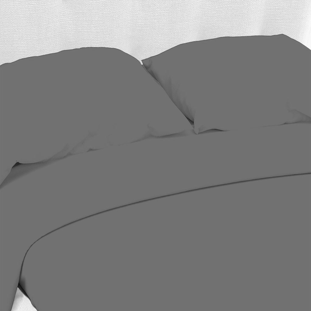 Set completo letto matrimoniale singole con lenzuola tinta unita in 100 cotone - Foto 79 di 142