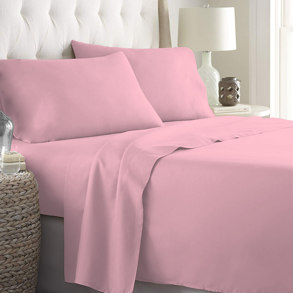 Set completo letto matrimoniale singole con lenzuola tinta unita in 100 cotone - Foto 103 di 142