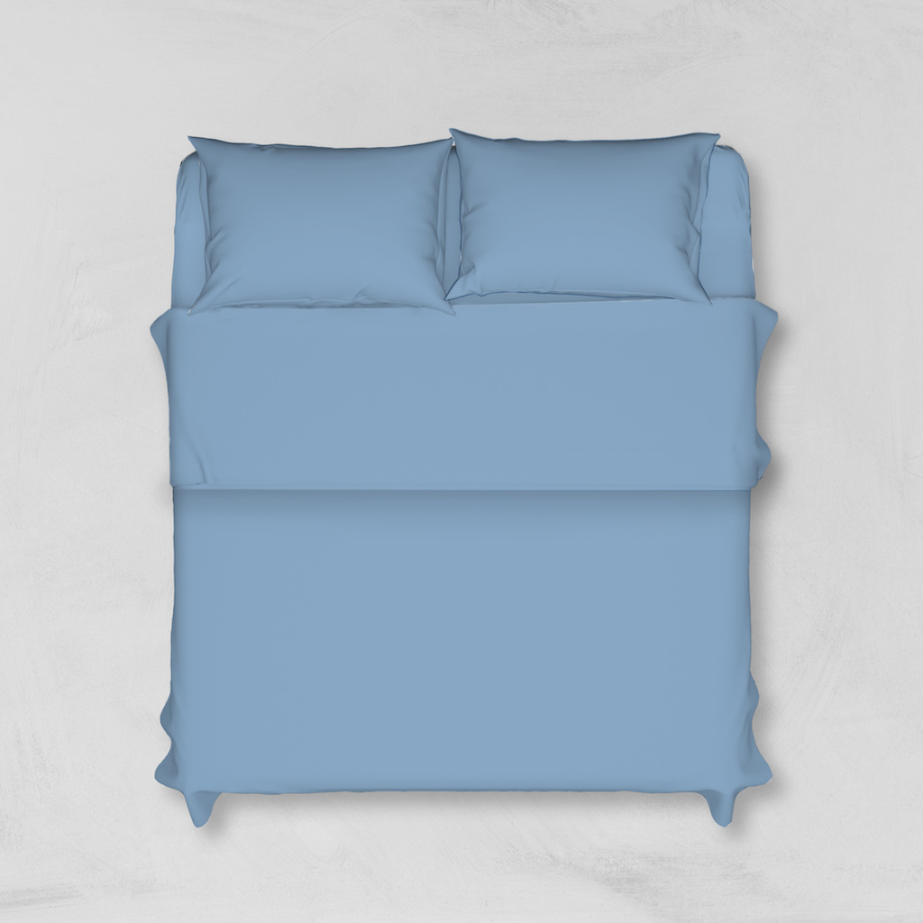 Set completo letto matrimoniale singole con lenzuola tinta unita in 100 cotone - Foto 58 di 142