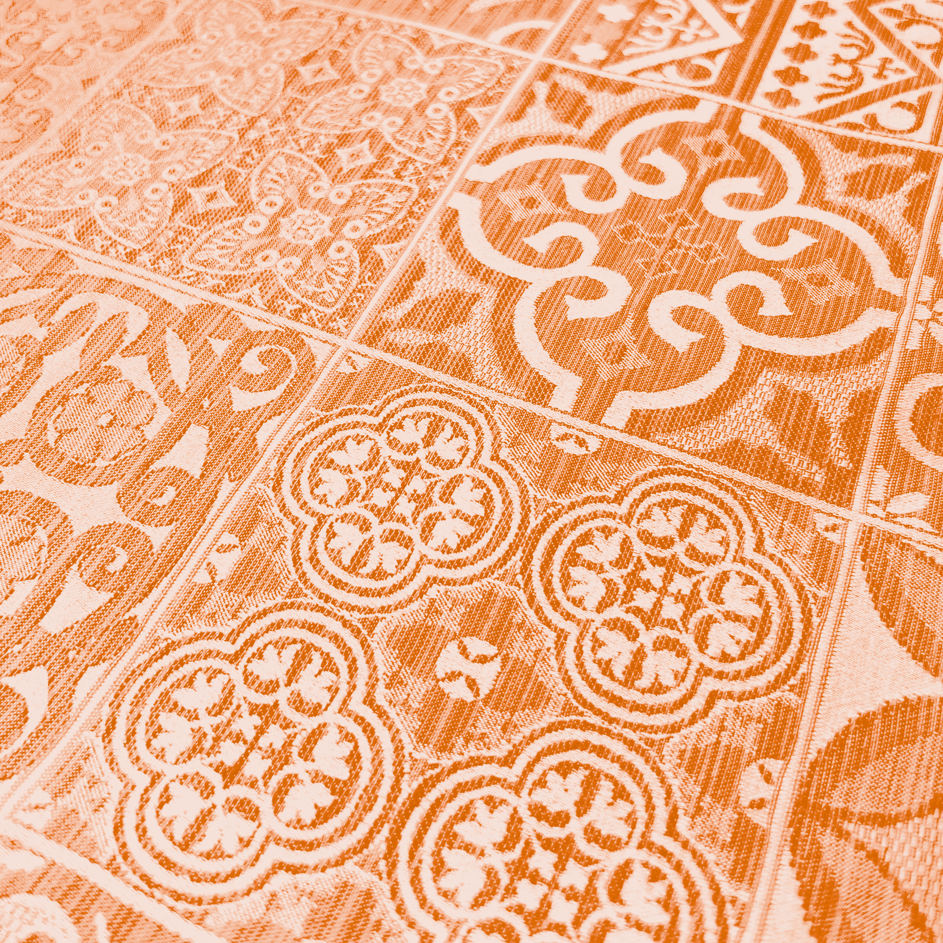 Set cuscini coprisedia con volant in Jacquard sfoderabile made in italy - Foto 8 di 28